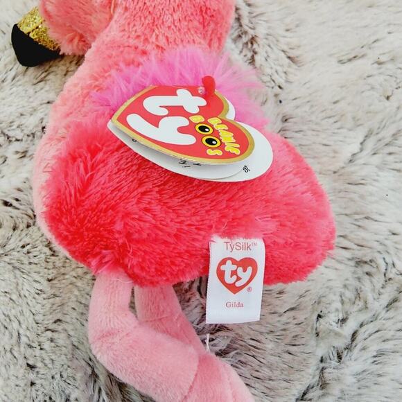 TY BEANIE BABIE PINK PELICAN NEW - Picture 5 of 7